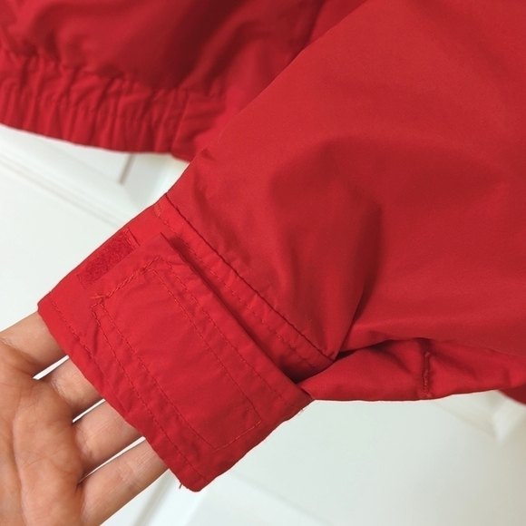 Columbia 90's Vintage Bugaboo Nylon Full Zip Winter Ski Shell Jacket Red Blue L - Picture 12 of 16